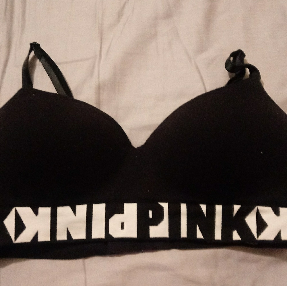 PINK Lightly Lined Bralette (New)